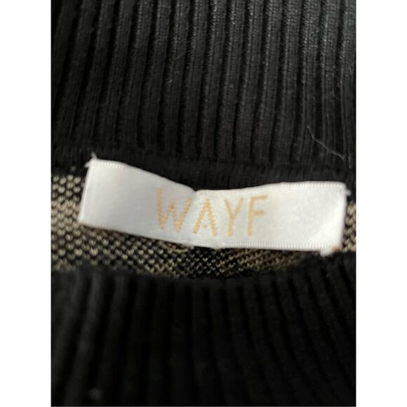 Wayf Women’s M Vincent Intarsia Pullover Sweater in Beige Zebra Print - Picture 10 of 12